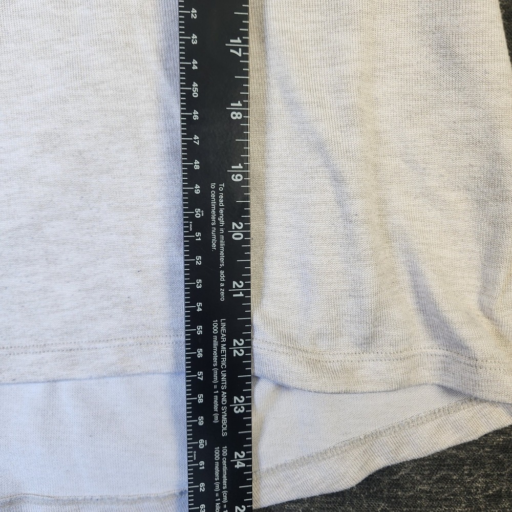 Charter Club Sleep Shirt Womens Small Gray Excellent Heathered Knit Loungewear - Picture 3 of 5